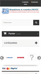 Mobile Screenshot of machine-a-coudre-petit.fr